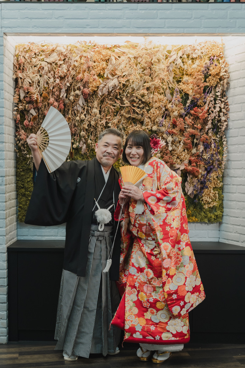 色打掛にチェンジ!