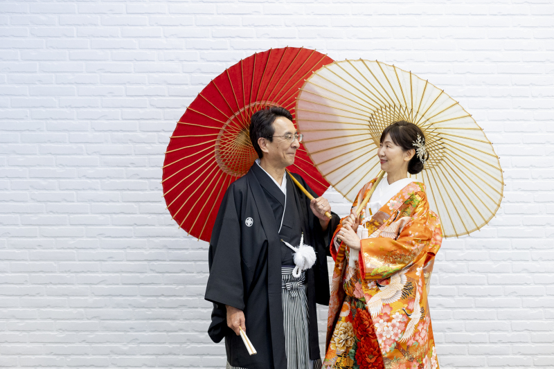 洋装和装2着プランロケーションフォト