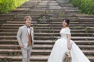 緑溢れるお洒落な公園ロケフォト