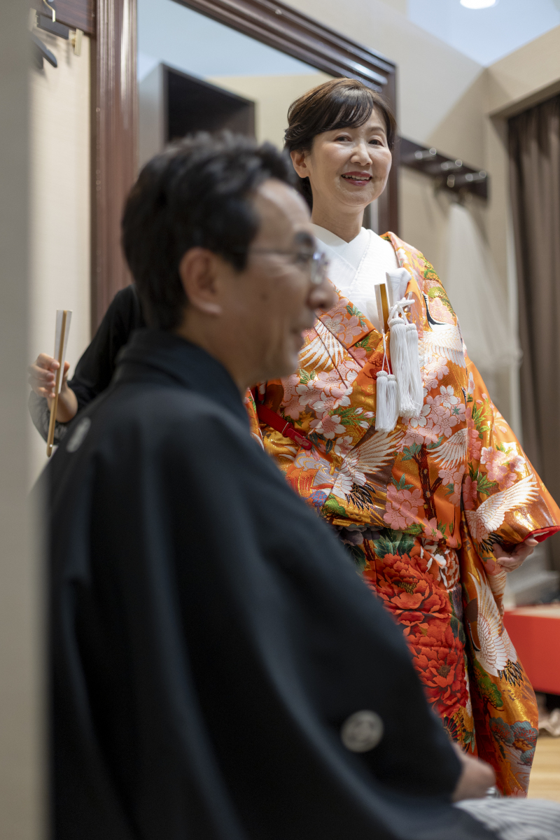 お支度ショット