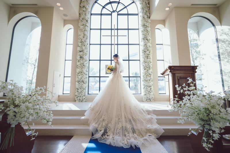 やっぱり祭壇からのバックショットはマスト！