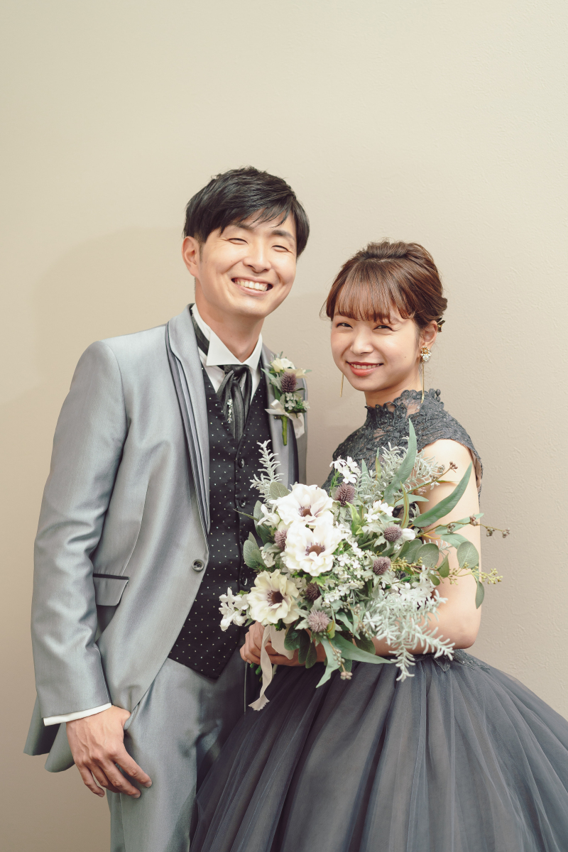 ふたりらしい笑顔で