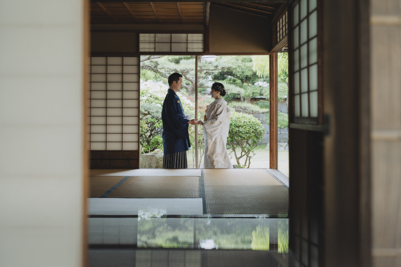 和の雰囲気漂う中で