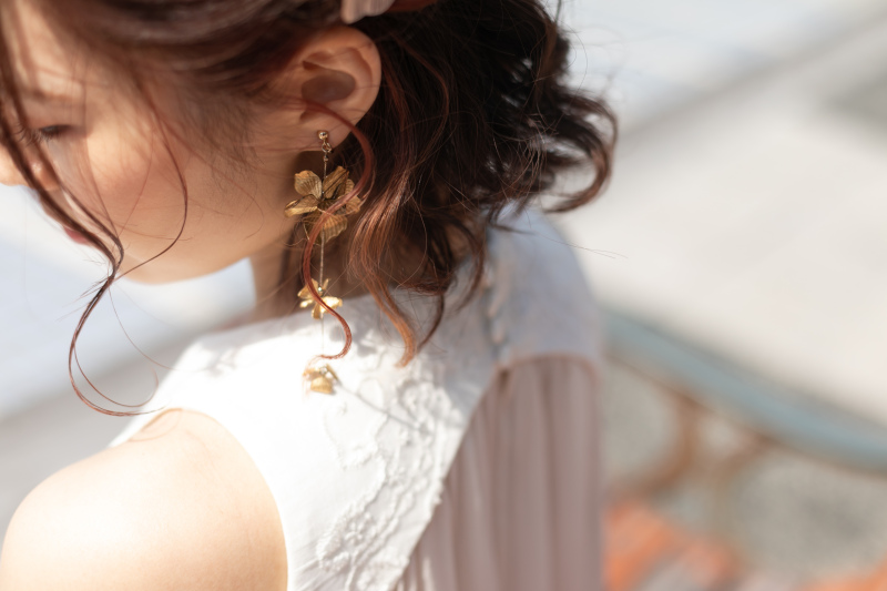 アクセサリーにもこだわりを