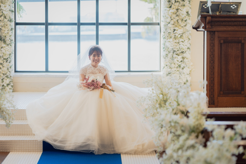 お座りショット