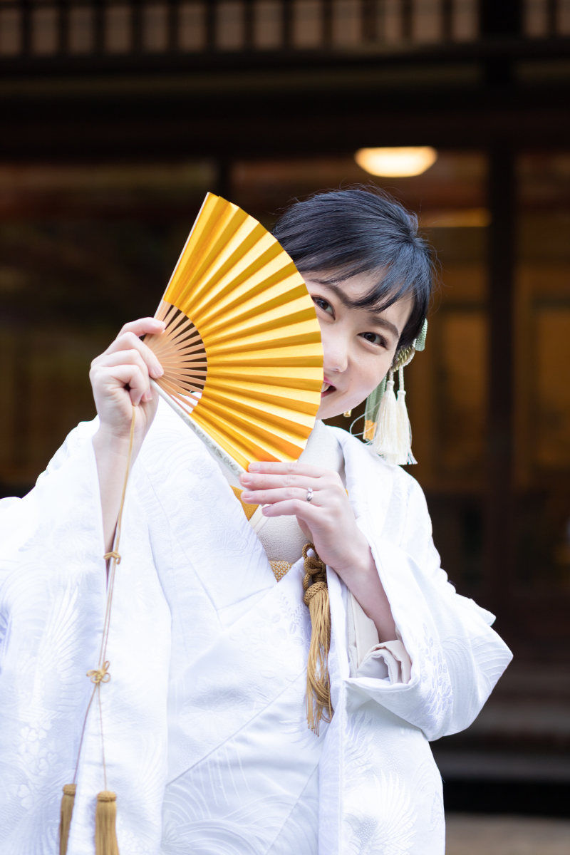 スッキリ純白の白無垢