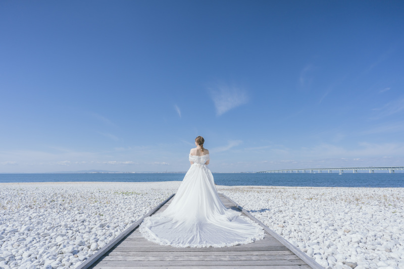 ロングトレーンが映える