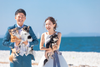 大切な家族☆ペットと一緒にフォトウェディング！