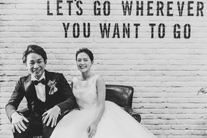 モノクロでお洒落に