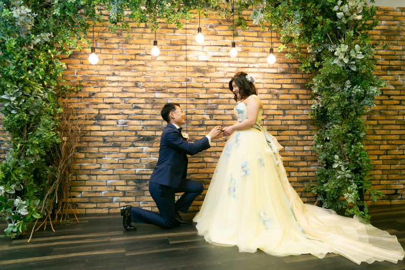 指輪のサプライズ