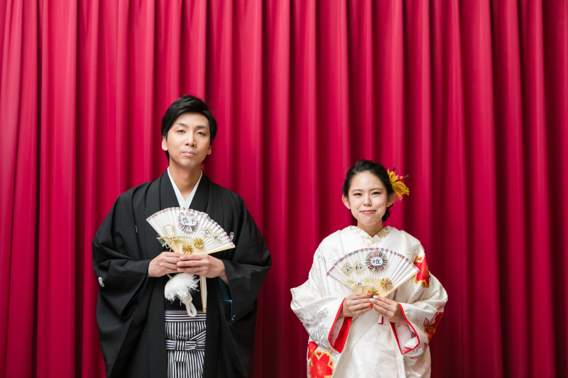 照れながら・・