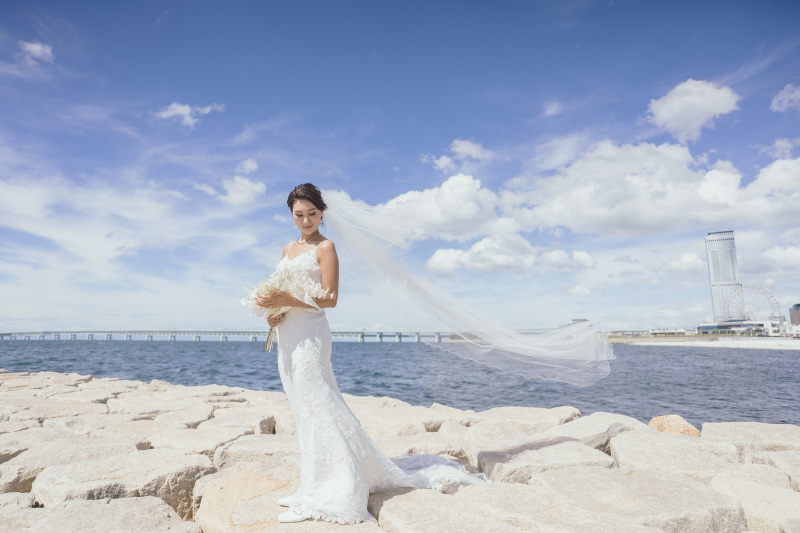 ウェディングドレスはイサムモリタIN-88