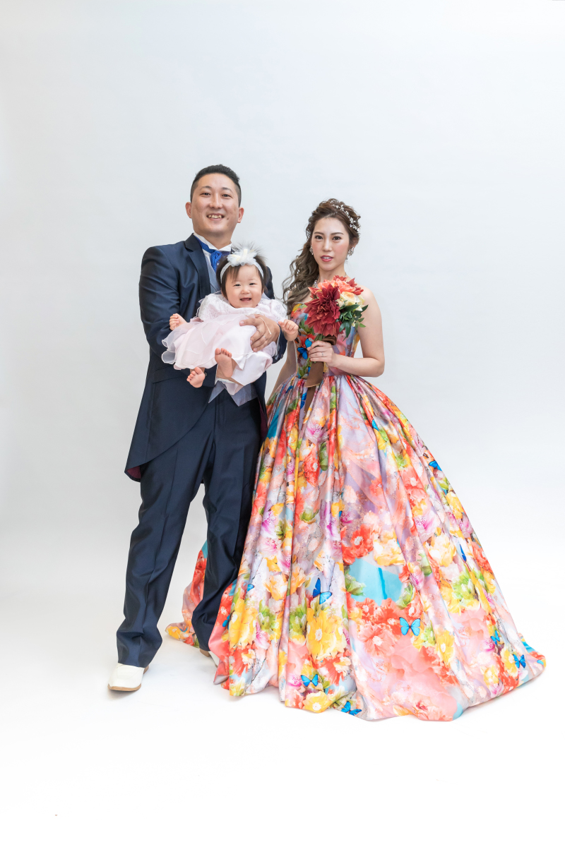 にっこり笑顔です