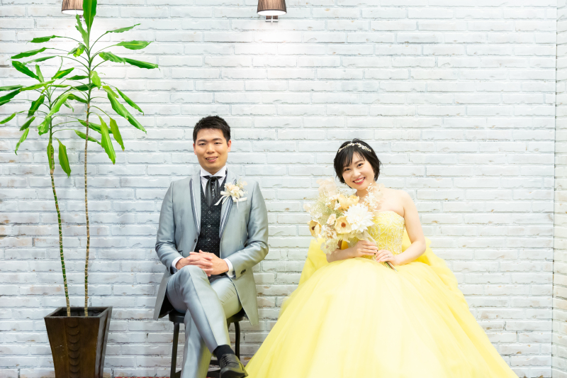 カラードレス×タキシード