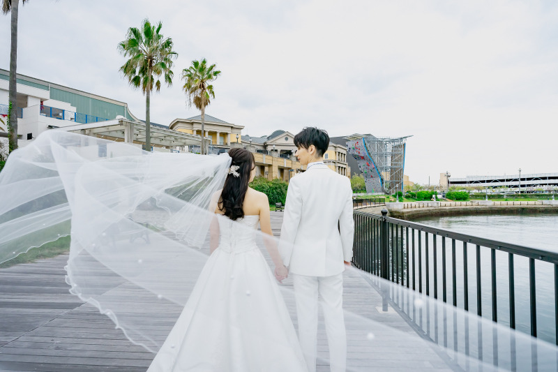 ご予約多数のＷロケーションフォト♪ドレスも着物も着たいが叶う