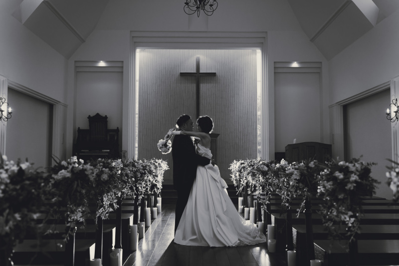 モノクロフォトでクラシックに