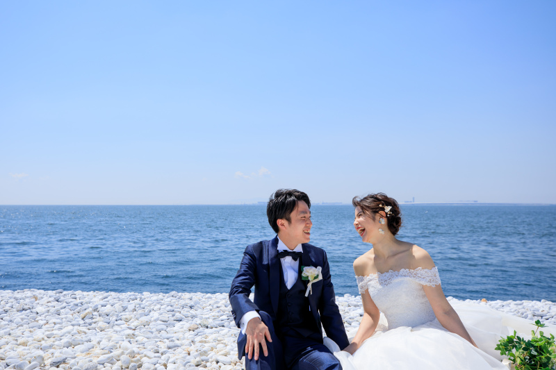 広い空、青い海。非日常の世界がここに。