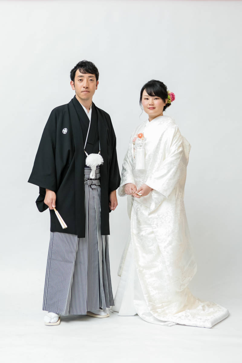 白無垢にて撮影