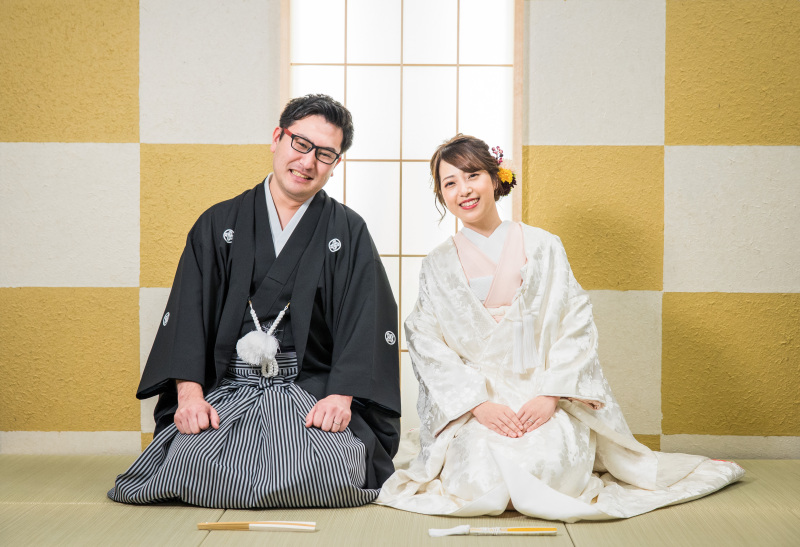 畳の香りに癒されながら