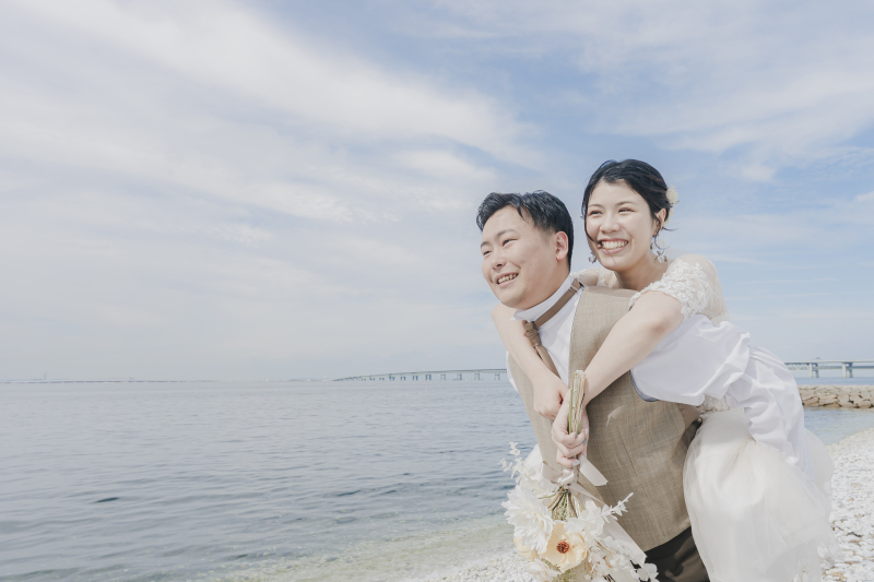 おんぶショット♡