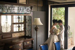 高級感あふれるチャペルにて