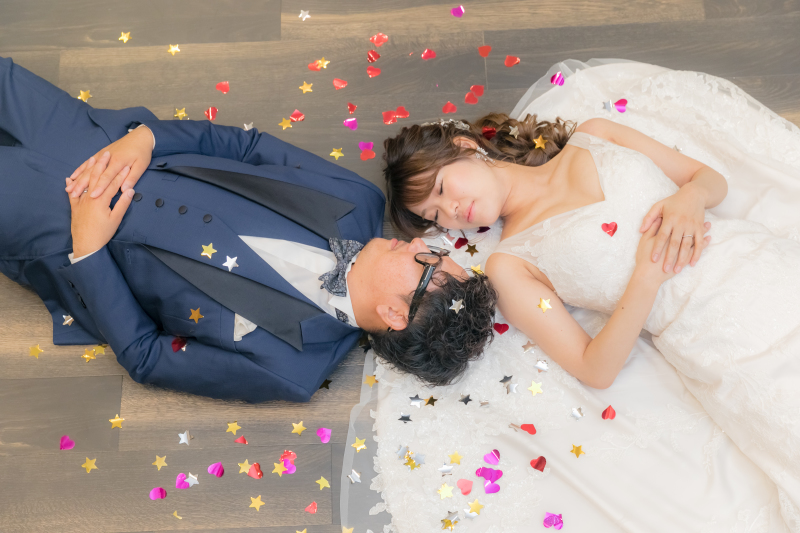 目線を外して・・・