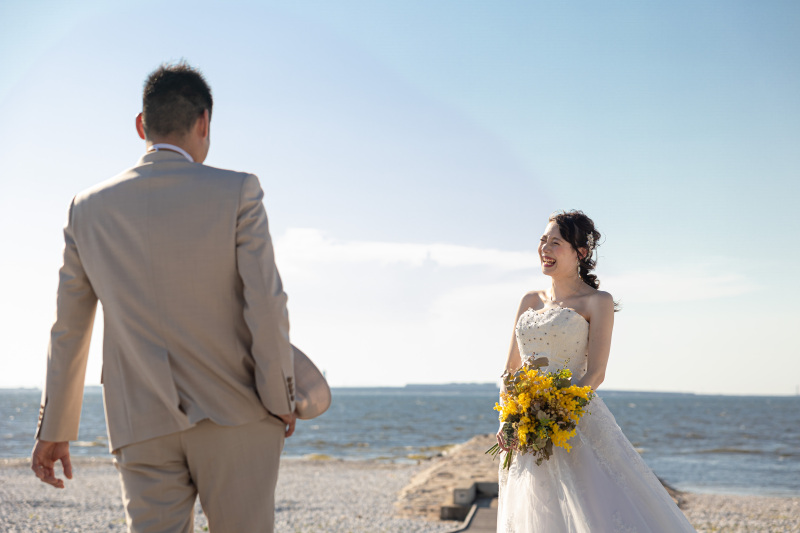 潮風を感じながら