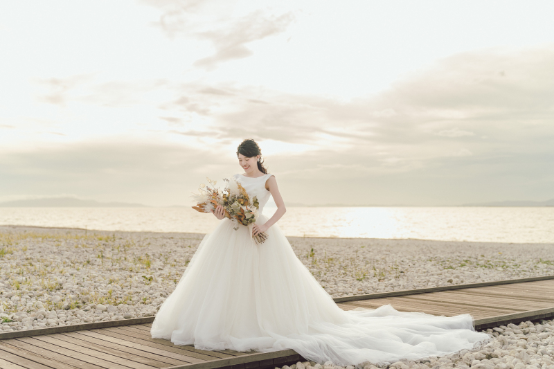 サンセットビーチでも撮影を♪