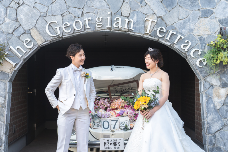 オープンカーと