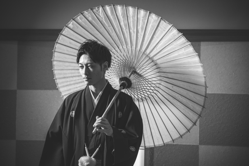 モノクロカットで、より凛々しさを