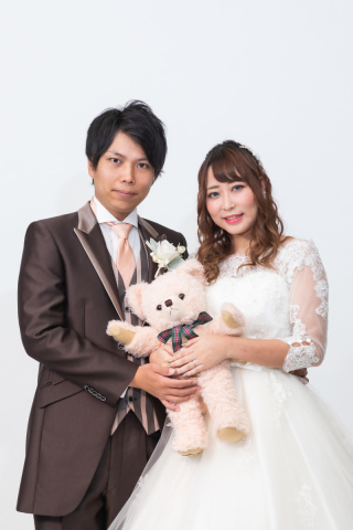 思い出のテディベアと一緒に