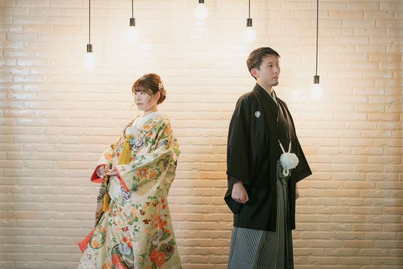 色打掛へお色直し