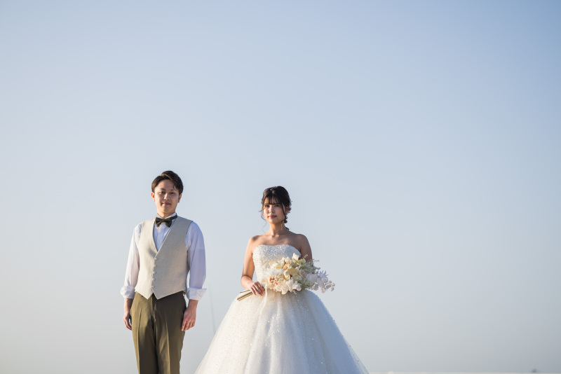 ドレスはハツコエンドウ