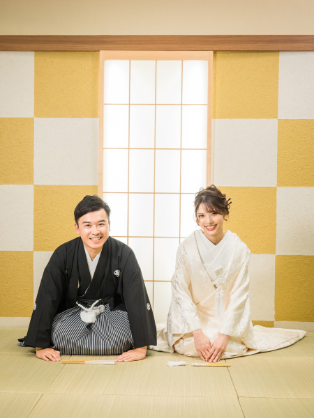 定番の正座ショット