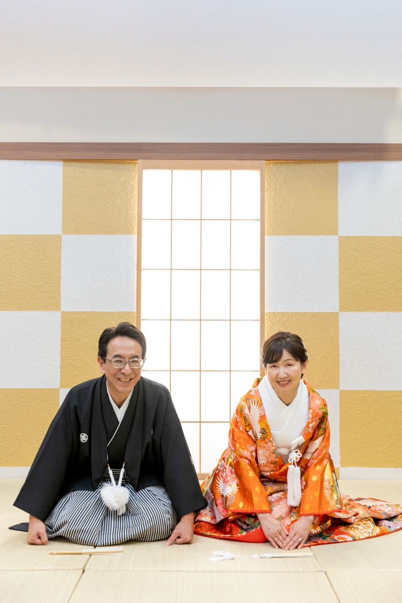 可愛いおじぎショット