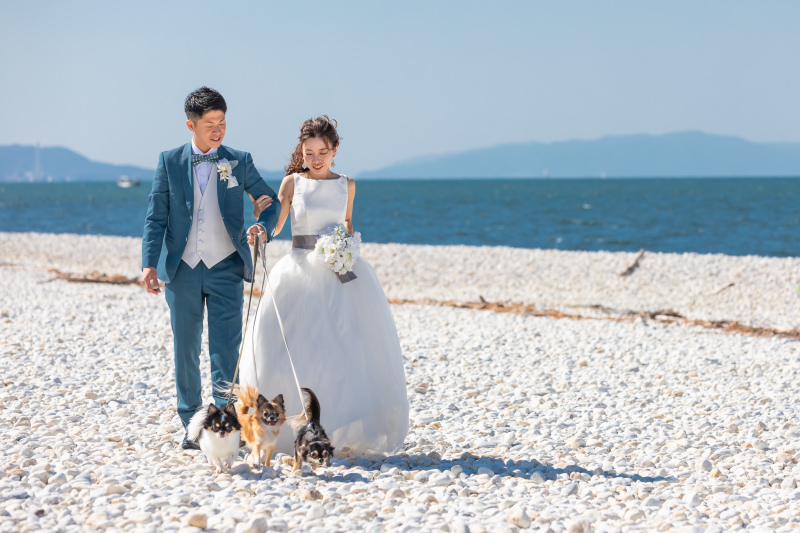 DRESS AND STYLESりんくう店_ペットと一緒に撮影できる