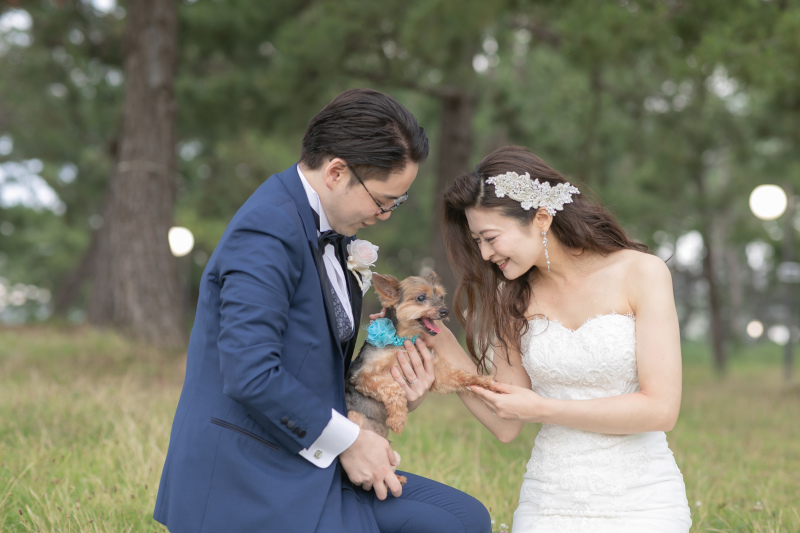 DRESS AND STYLESりんくう店_ペットと一緒に撮影できる