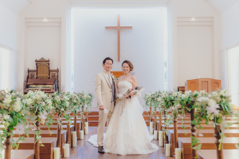 DRESS AND STYLESりんくう店_チャペルで撮影できる