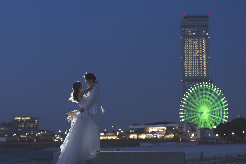 DRESS AND STYLESりんくう店_海で撮影できる