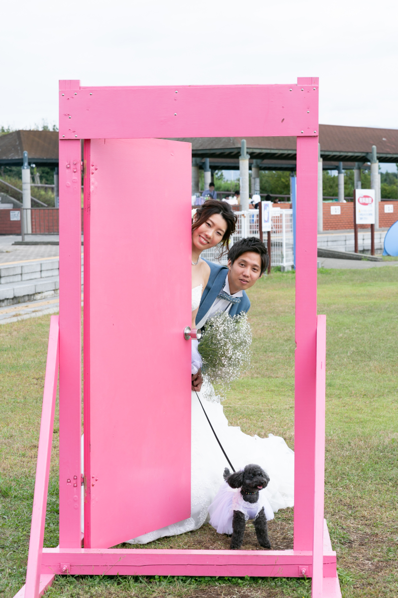 DRESS AND STYLESりんくう店_ペットと一緒に撮影できる