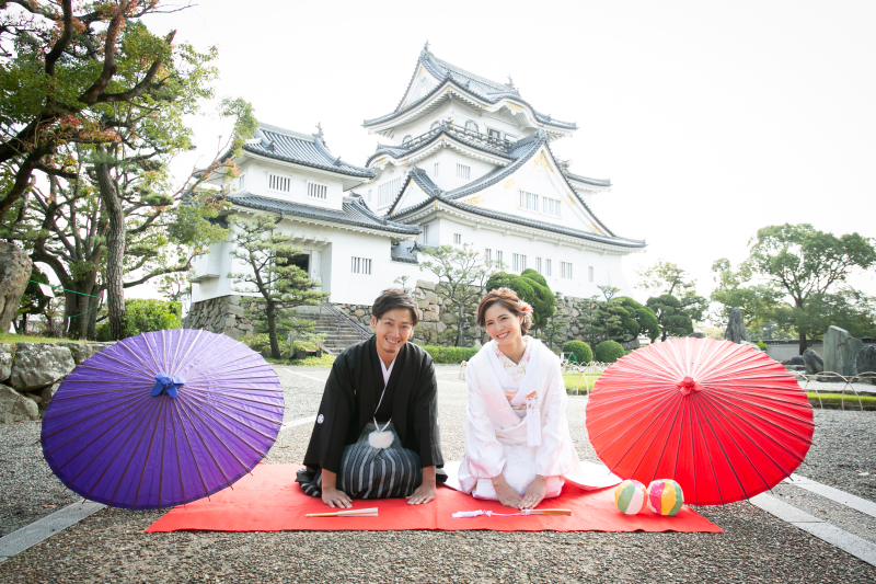 【限定】歴史的建造物、岸和田城で前撮りが叶う!