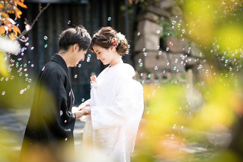 様々な表情を魅せてくれる花嫁衣裳