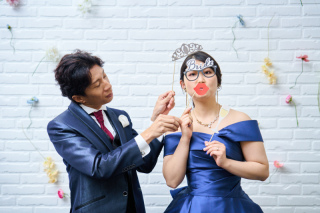 DRESS AND STYLESりんくう店_【洋装】天候の心配なし♪デザイナーズスタジオでフォトウェディング