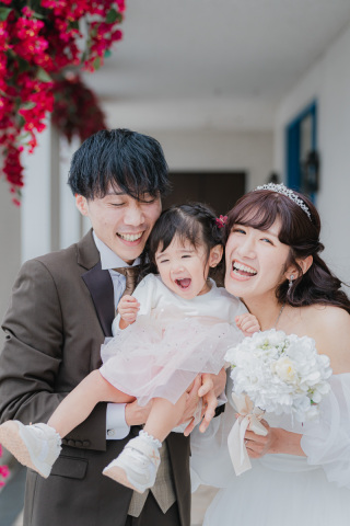 DRESS AND STYLESりんくう店_【大切な家族に晴れ姿を】ファミリー＆ペットも一緒に撮影♪