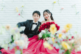 DRESS AND STYLESりんくう店_【洋装】天候の心配なし♪デザイナーズスタジオでフォトウェディング