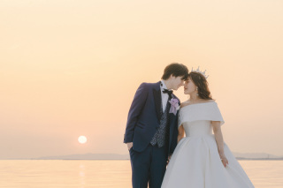 DRESS AND STYLESりんくう店_【感動景色】当店ナンバー1！ビーチフォトウェディング