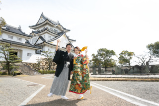 お城でフォトジェニック