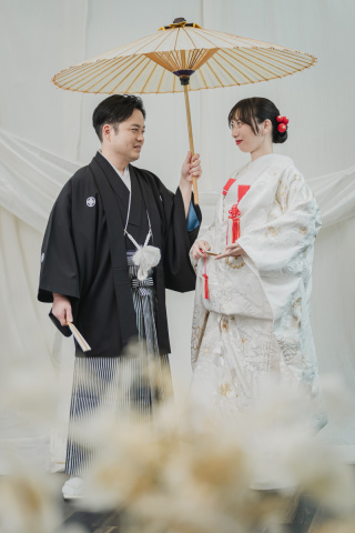 DRESS AND STYLESりんくう店_【和装】お天気に左右されない安心のスタジオフォト♪