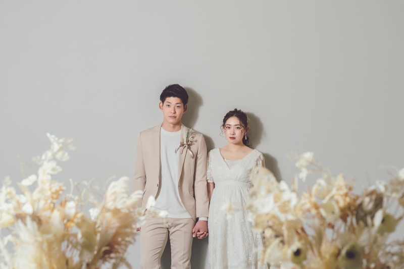 【洋装1点&和装1点】どちらも撮るならコレ!新郎新婦衣装2点プラン・スタジオ&ロケフォトプラン
