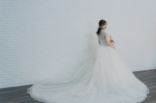 あの【A by hatsuko endo】のウェディングドレスで写真が撮れる！